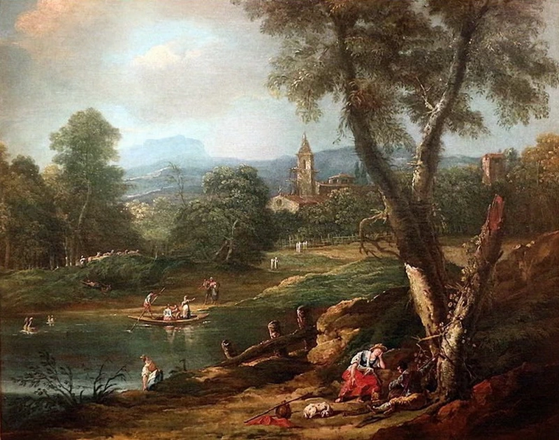 Paesaggio veneto - Museo del Settecento Veneziano